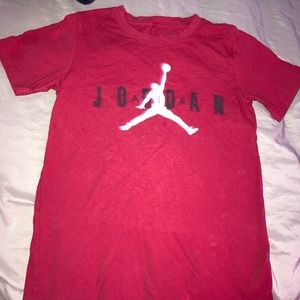 Youth medium,Jordan red tshirt,worn once